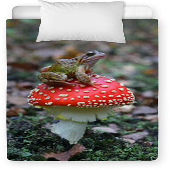 Common Frog Rana Temporaria Toddler Comforter