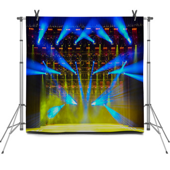 Concert Stage Fleece Backdrop