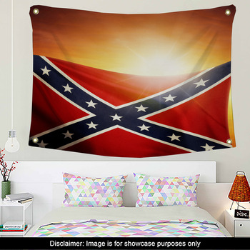 Confederate flag top tapestry