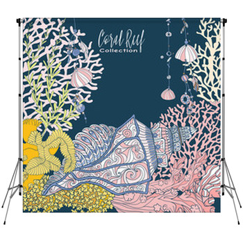 Coral Reef Collection Underwater Custom Size Backdrop
