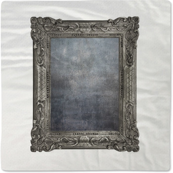 Cornice Grigia Con Fondo Bianco Baby Blanket