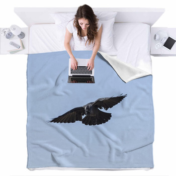 Corvo In Volo Fleece Bed Blanket
