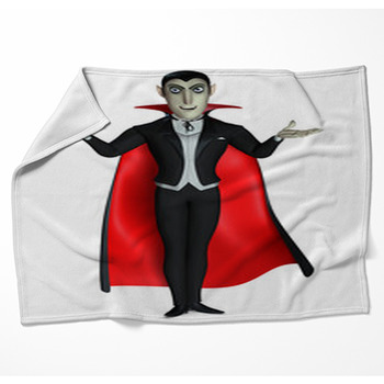 Count Dracula Woven Throw Blanket