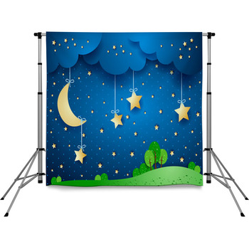 Countryside, Fantasy Landscape Pole Pocket Backdrop