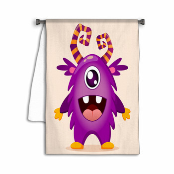 Cute Cartoon Monster Towel