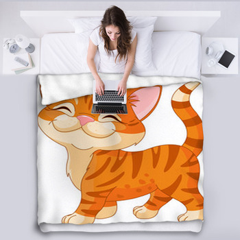 Cute Kitten Fleece Blanket