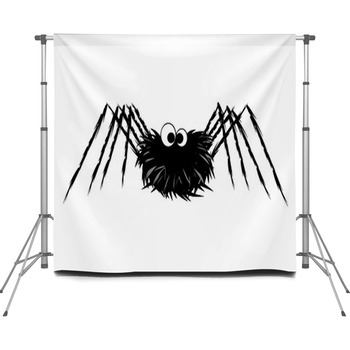 Cute Spider Custom Size Backdrop