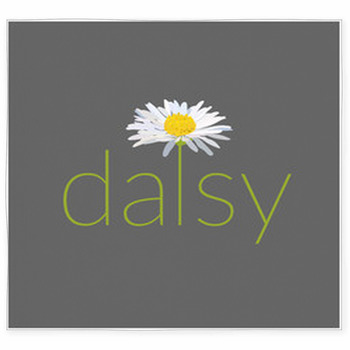 Daisy Text Vector Illustration Custom Size Floor Mat