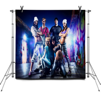 Dancer Team Fleece Backdrop