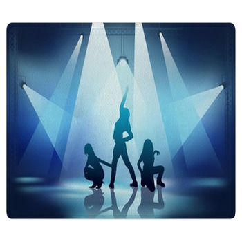 Dancers In The Spotlights Area Rug