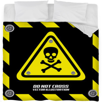 Danger Design Fleece Bed Blanket