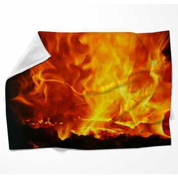 Das Feuer  The Fire Fleece Blanket