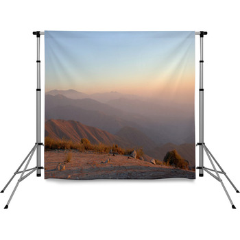 Dawn on the western Tien Shan in Pole Pocket Backdrop