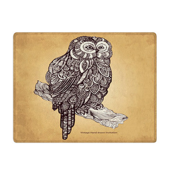 Decorative Owl Bath Mat