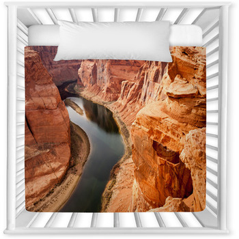 Deep Canyon Colorado River Desert Baby Crib Comforter