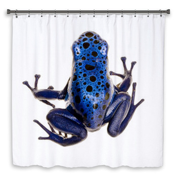 Dendrobates Azureus Shower Curtain
