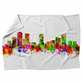 Denver Colorado Usa Fleece Blanket
