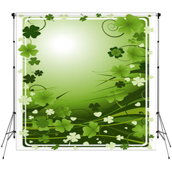 Design For St. Patrick's Day With Custom Size Backdrop