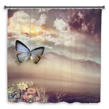 Desolate Land Custom Size Shower Curtain