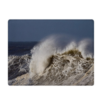 Detailed Big Wave Bath Mat