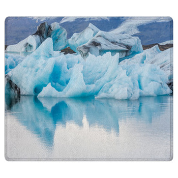 Detial View Of Iceberg In Ice Lagoon - Area Rug