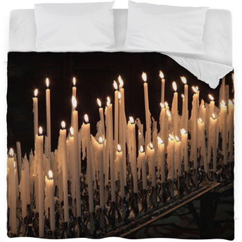Devotion  Devozione  Faith  Fede Fleece Bed Blanket