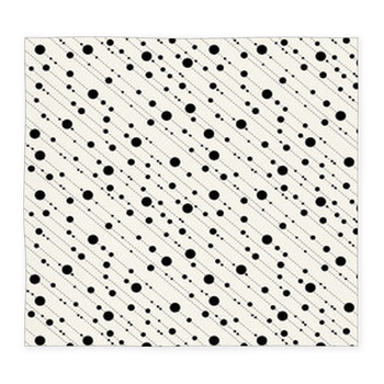 Diagonal Dots And Dashes Seamless Custom Size Floor Mat