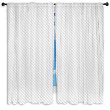 White Drapes Window Treatments Black Out Custom Sizes