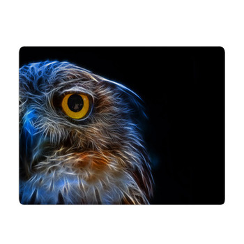 Digital Fantasy Drawing Of An Owl Bath Mat