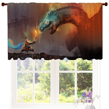 Digital Illustration Painting Design  Custom Size Valance