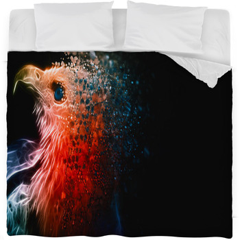 Digital Photo Manipulation Of An Fleece Bed Blanket