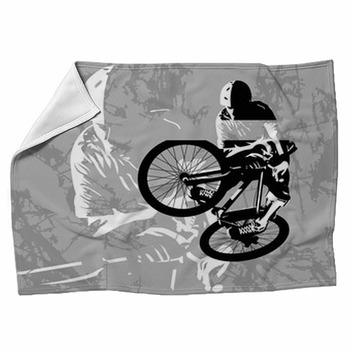 Dirt Jumping Fleece Blanket