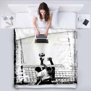 Volleyball fleece on sale blanket