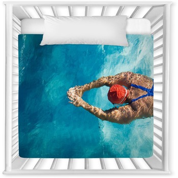 Diving Baby Crib Comforter