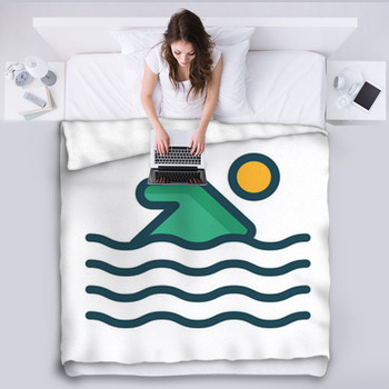 Diving Fleece Blanket