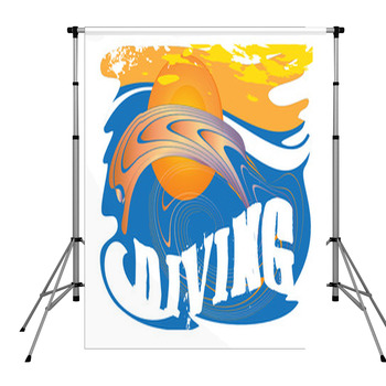 Diving Pole Pocket Backdrop