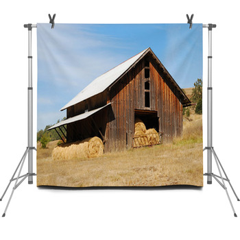 Dixonville Barn Fleece Backdrop