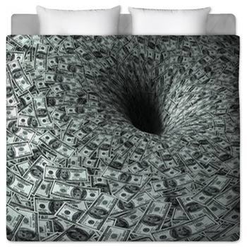 Money Duvet Cover and Pillow Covers Money Bedding Set -  Israel
