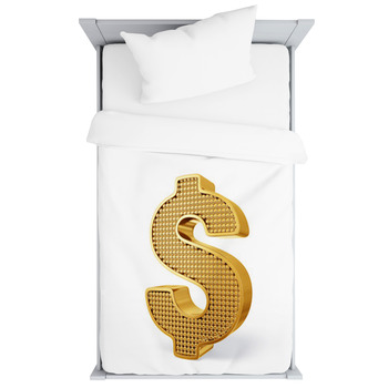 Dollar Sign Toddler Duvet