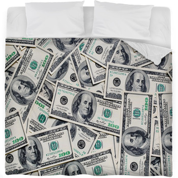 Dollars Fleece Bed Blanket