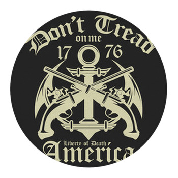 Don T Tread On Me Liberty Of Death America Round Rug