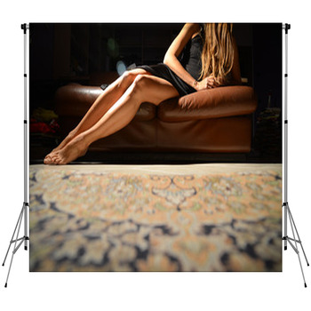 Donna Sexy Fleece Backdrop