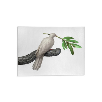 Dove And Olive Branch Area Rug