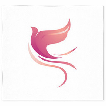Dove Pigeon Beautiful Flying Custom Size Floor Mat