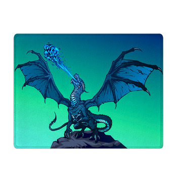 Dragon Fire Breathing Spreading Wings Bath Mat