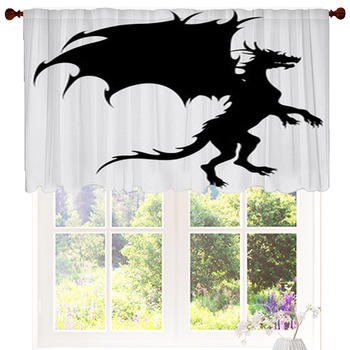 Dragon Preparing For Takeoff Custom Size Valance