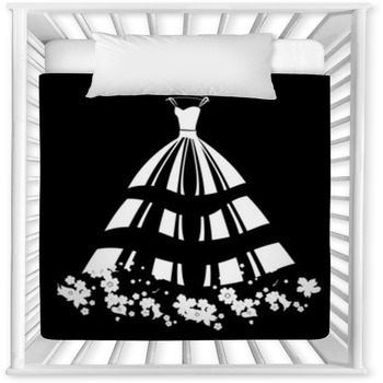 Dress Design Baby Crib Comforter