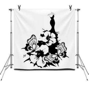 Dress,wedding Design Fleece Backdrop