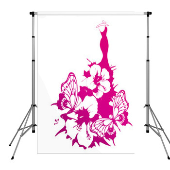 Dress,wedding Design Pole Pocket Backdrop