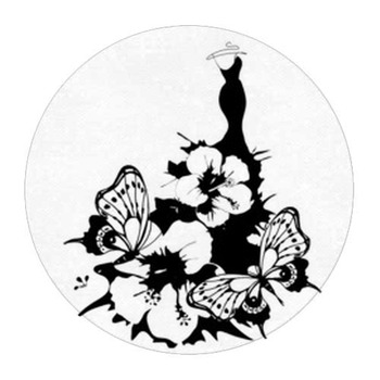 Dress,wedding Design Round Rug